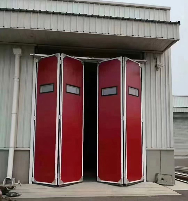 甘南工业折叠门在大型装配车间出入口的应用实例